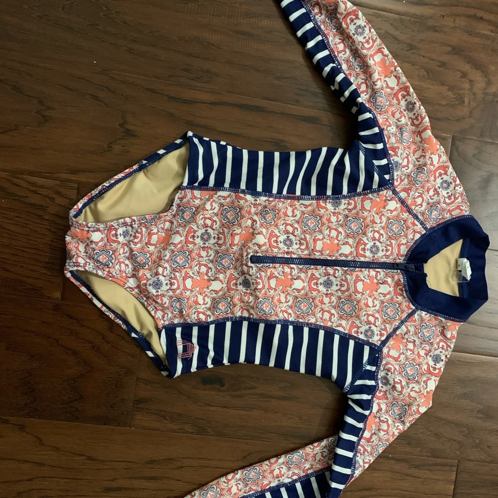 Cabana Life Girls one piece swim suit size 5